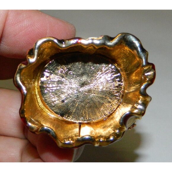 Santa Claus & Train Figurine Hinged Trinket Boxes Enamel Rhinestone Accents - Picture 7 of 15